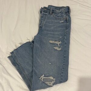 Old Navy Women's Sky-H iStraight Leg Jeans - Light Blue 6L